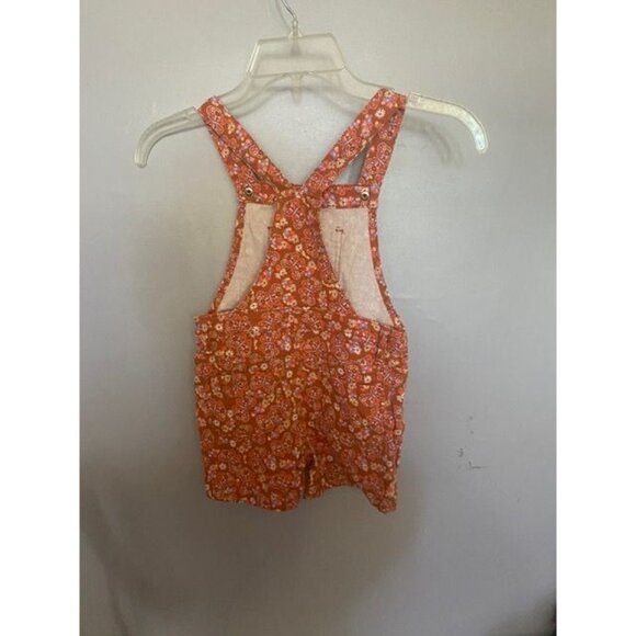 Vintage Style Toddler Overalls With Floral Print - Size 4 - 365Kids By Garanimal - Picture 2 of 6